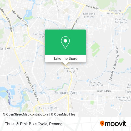 Thule @ Pink Bike Cycle map