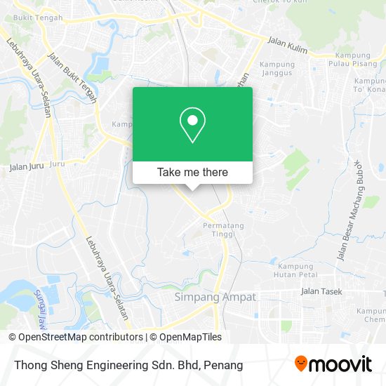 Thong Sheng Engineering Sdn. Bhd map