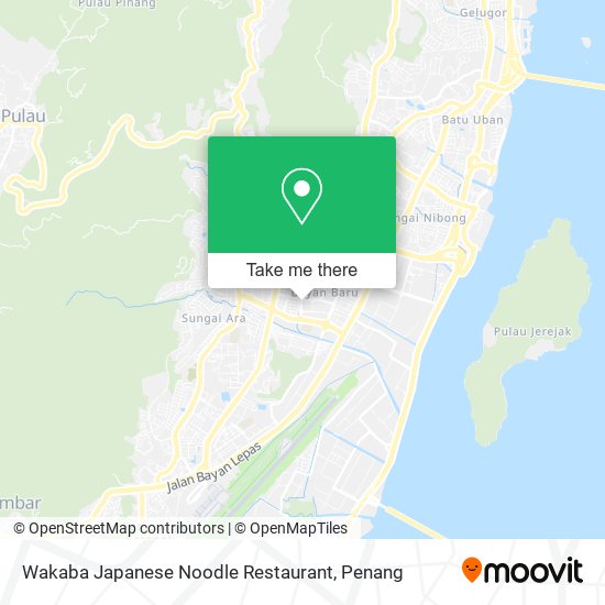 Wakaba Japanese Noodle Restaurant map