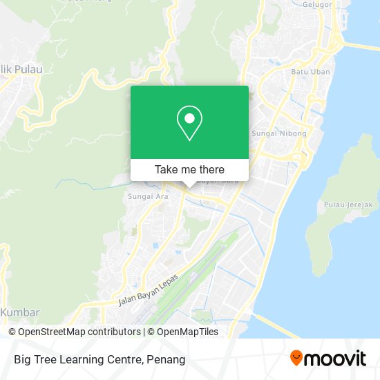 Big Tree Learning Centre map