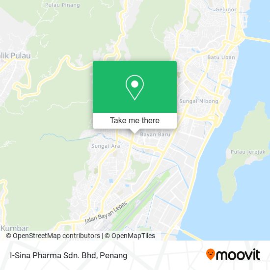 Peta I-Sina Pharma Sdn. Bhd
