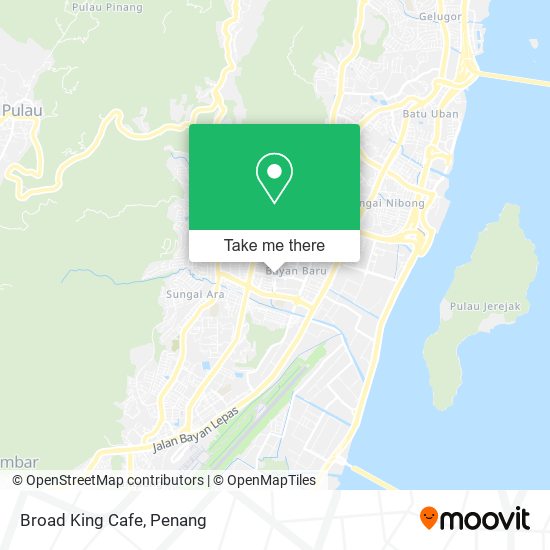 Broad King Cafe map