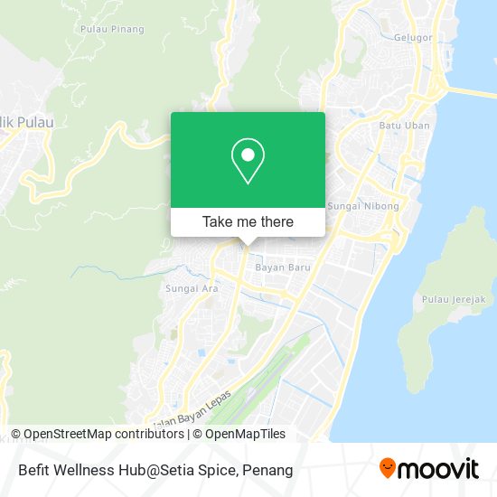 Befit Wellness Hub@Setia Spice map