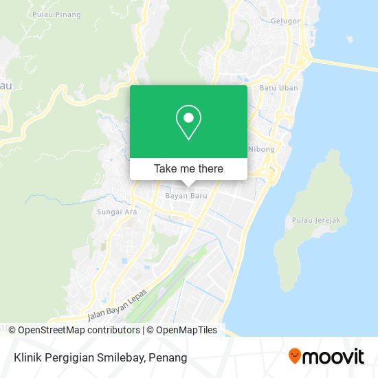 Klinik Pergigian Smilebay map