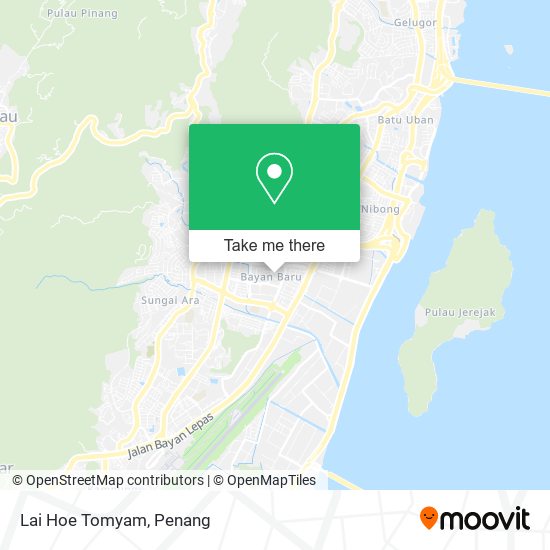 Lai Hoe Tomyam map