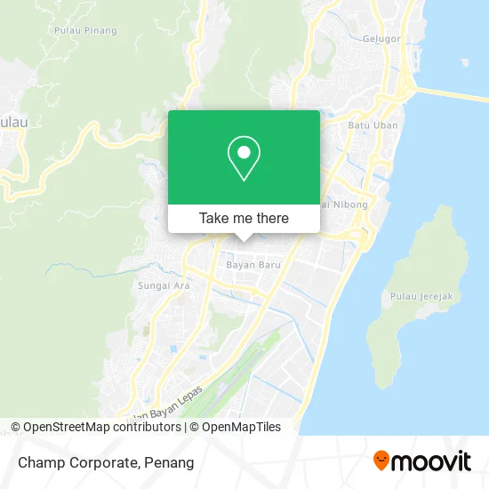 Champ Corporate map