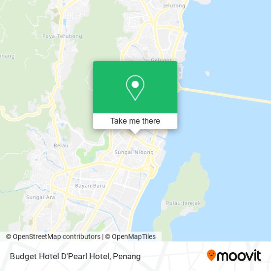 Budget Hotel D'Pearl Hotel map