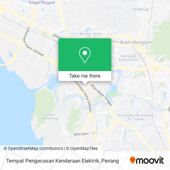 Tempat Pengecasan Kenderaan Elektrik map