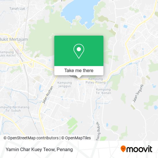 Yamin Char Kuey Teow map