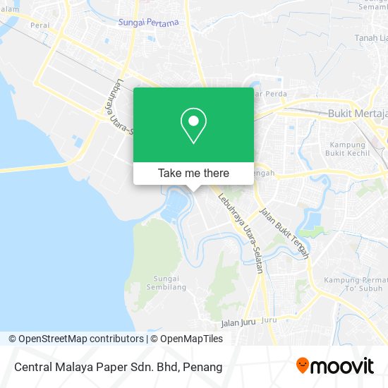 Central Malaya Paper Sdn. Bhd map