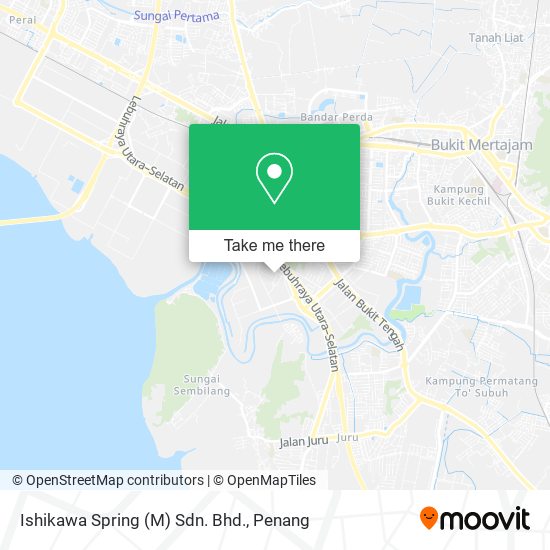 Ishikawa Spring (M) Sdn. Bhd. map