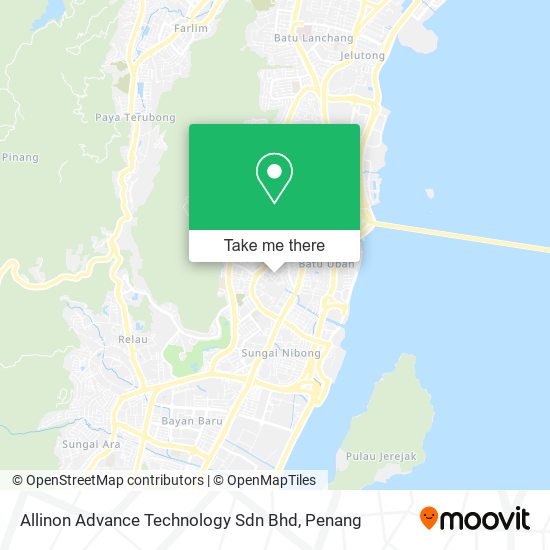 Peta Allinon Advance Technology Sdn Bhd