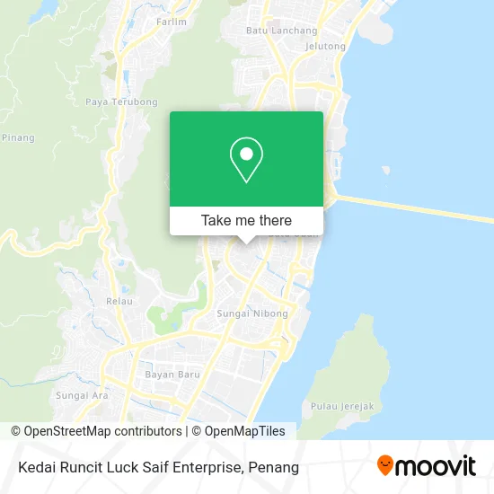 Kedai Runcit Luck Saif Enterprise map
