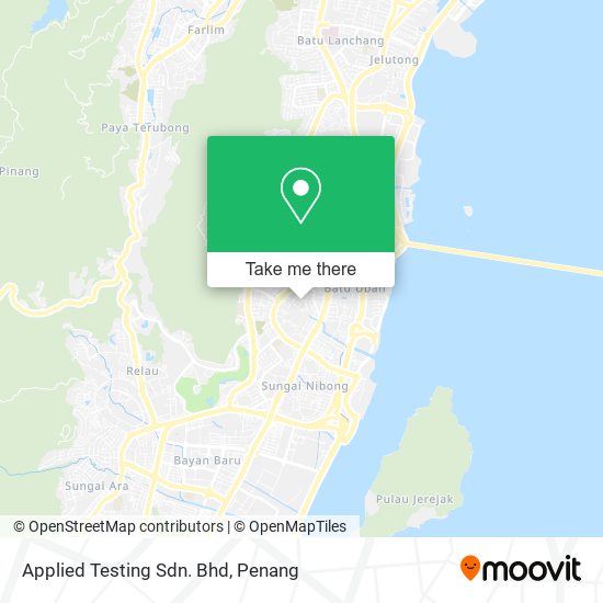 Applied Testing Sdn. Bhd map
