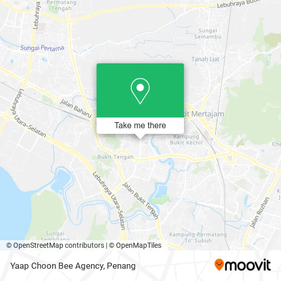 Yaap Choon Bee Agency map
