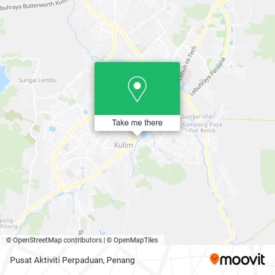 Peta Pusat Aktiviti Perpaduan