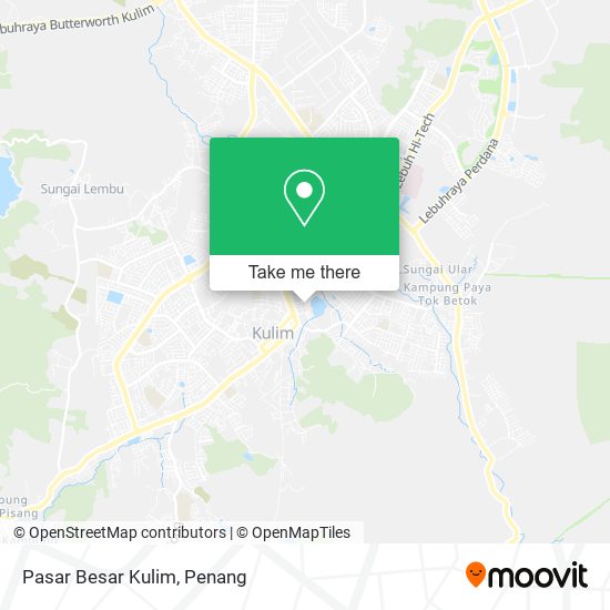 Peta Pasar Besar Kulim