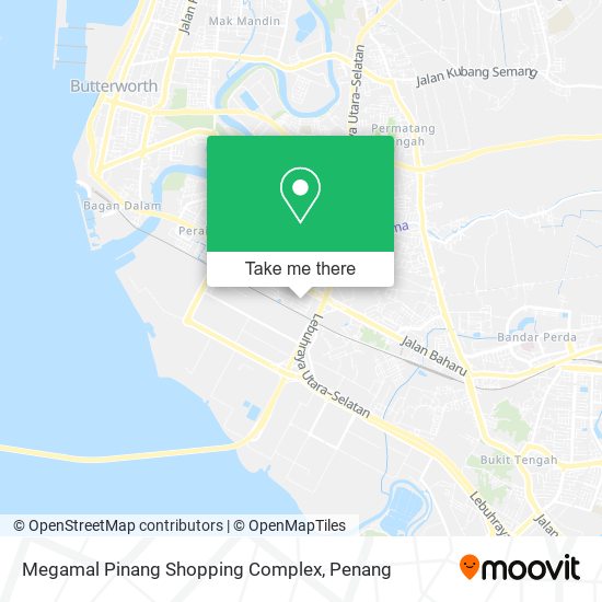 Megamal Pinang Shopping Complex map