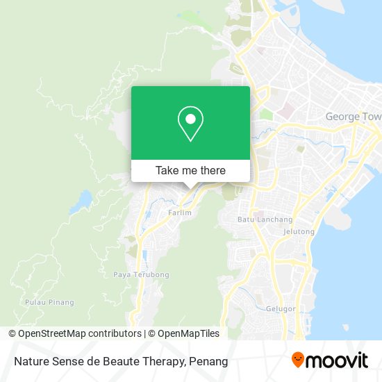 Nature Sense de Beaute Therapy map