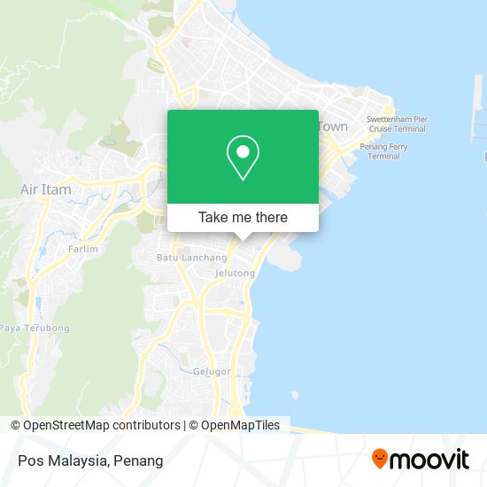 Pos Malaysia map