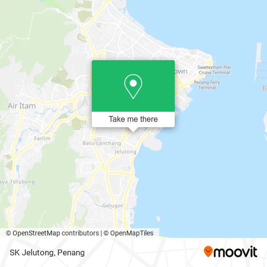 SK Jelutong map