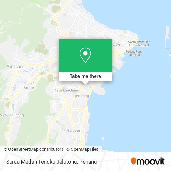 Surau Medan Tengku Jelutong map