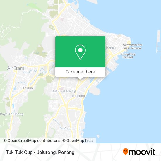 Tuk Tuk Cup - Jelutong map