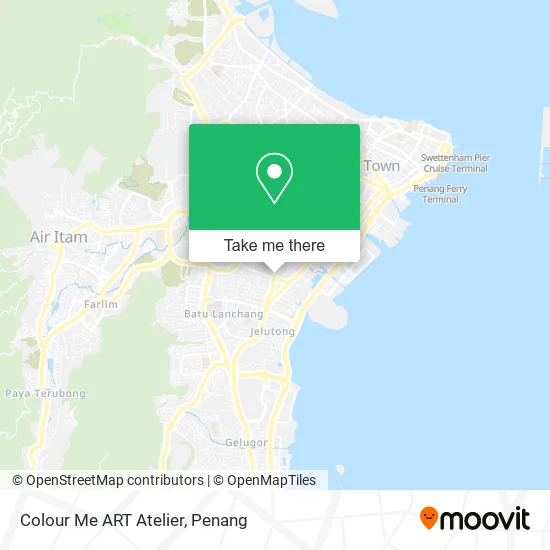 Colour Me ART Atelier map