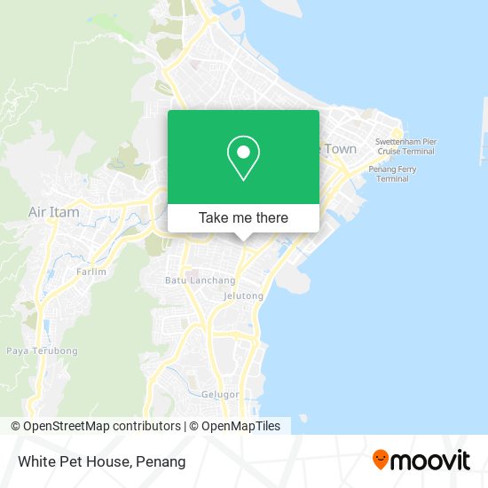 White Pet House map