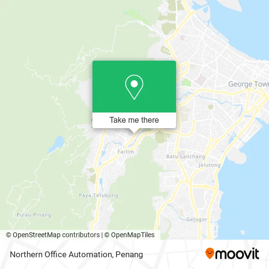 Northern Office Automation map