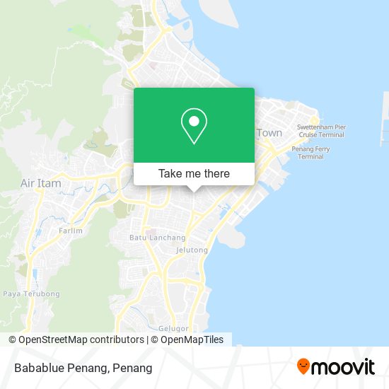 Babablue Penang map