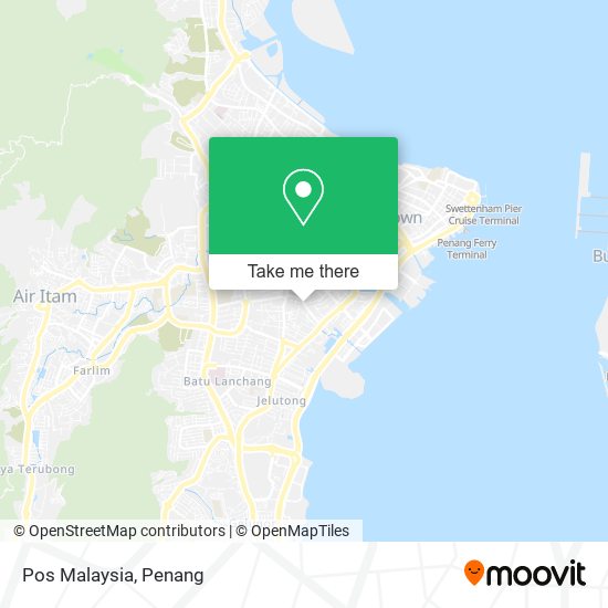 Pos Malaysia map