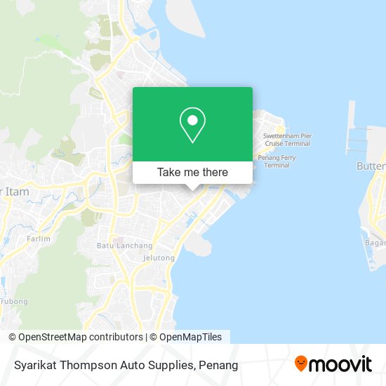 Syarikat Thompson Auto Supplies map