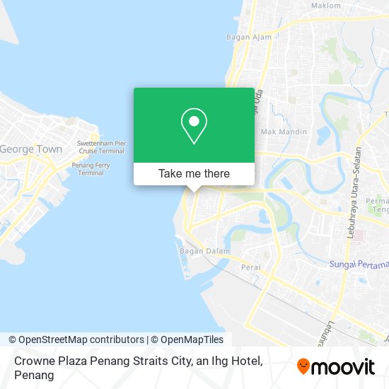 Peta Crowne Plaza Penang Straits City, an Ihg Hotel