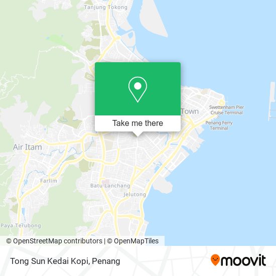 Peta Tong Sun Kedai Kopi