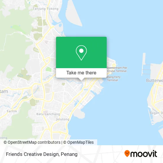 Friends Creative Design map