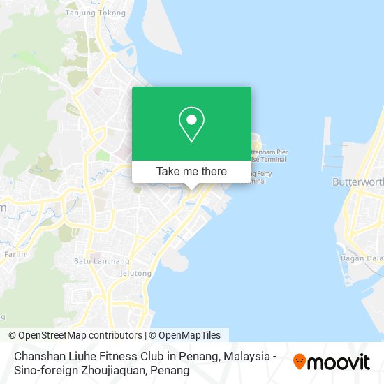 Chanshan Liuhe Fitness Club in Penang, Malaysia - Sino-foreign Zhoujiaquan map