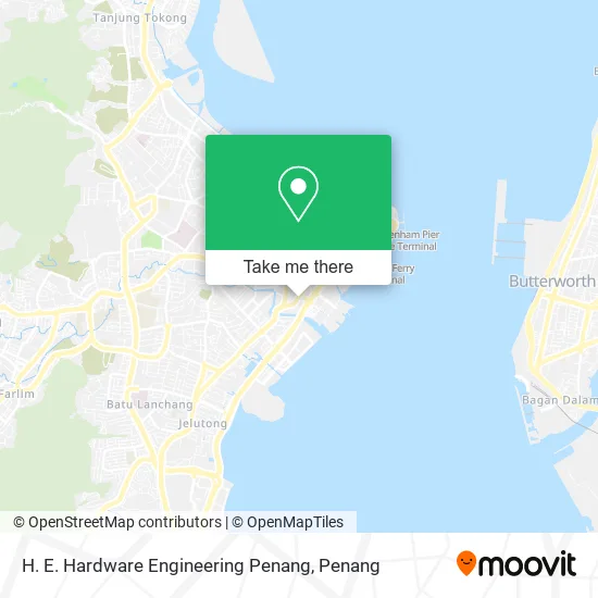 H. E. Hardware Engineering Penang map