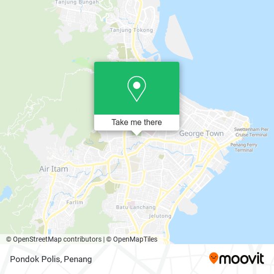 Pondok Polis map