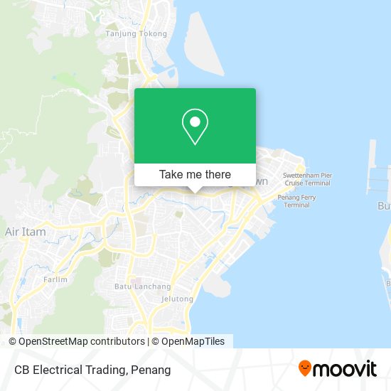 CB Electrical Trading map