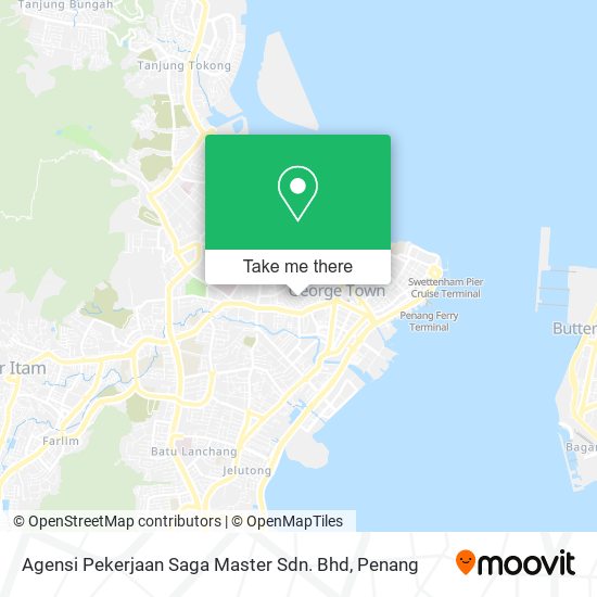 Peta Agensi Pekerjaan Saga Master Sdn. Bhd