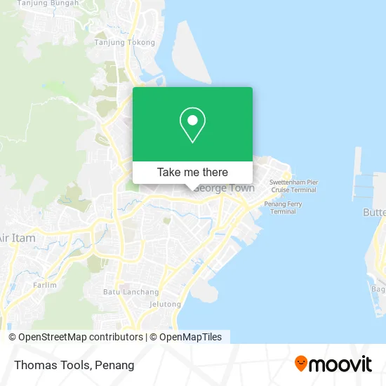 Thomas Tools map