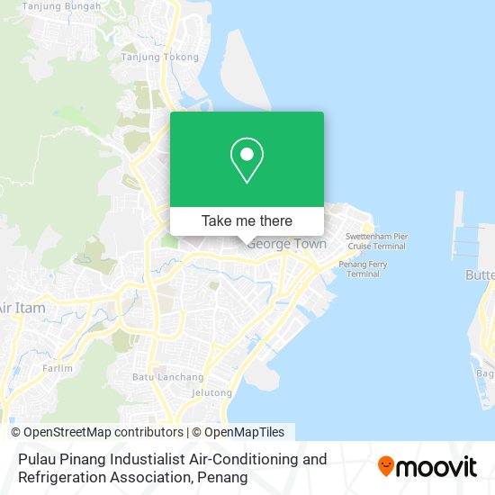 Peta Pulau Pinang Industialist Air-Conditioning and Refrigeration Association