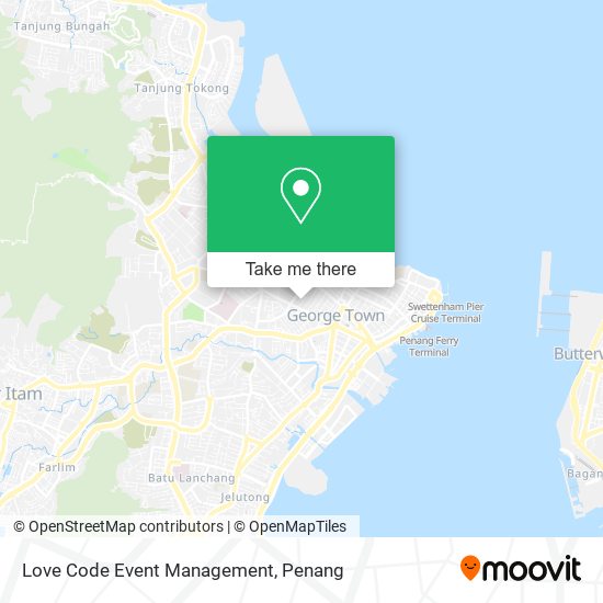 Love Code Event Management map