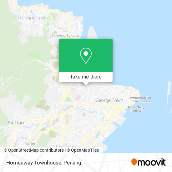 Homeaway Townhouse map