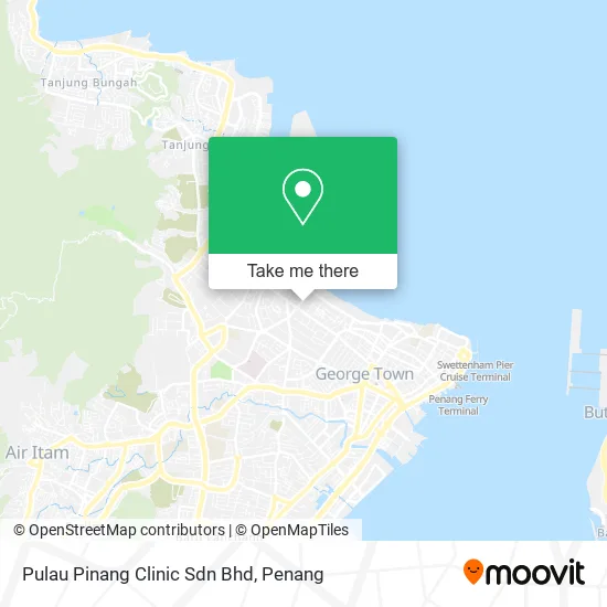 Pulau Pinang Clinic Sdn Bhd map