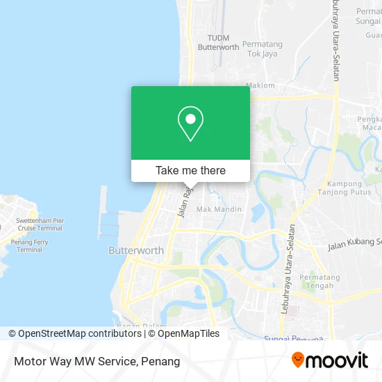 Motor Way MW Service map