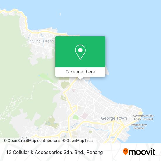 13 Cellular & Accessories Sdn. Bhd. map