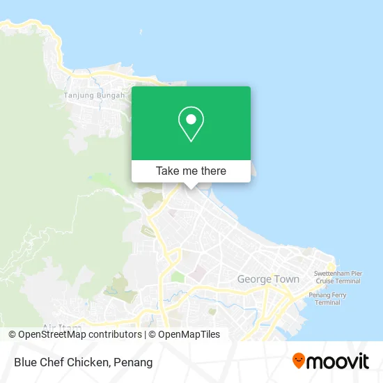 Blue Chef Chicken map
