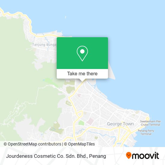 Jourdeness Cosmetic Co. Sdn. Bhd. map